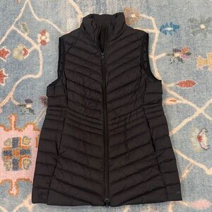 Lands’ End Black Puffer Vest